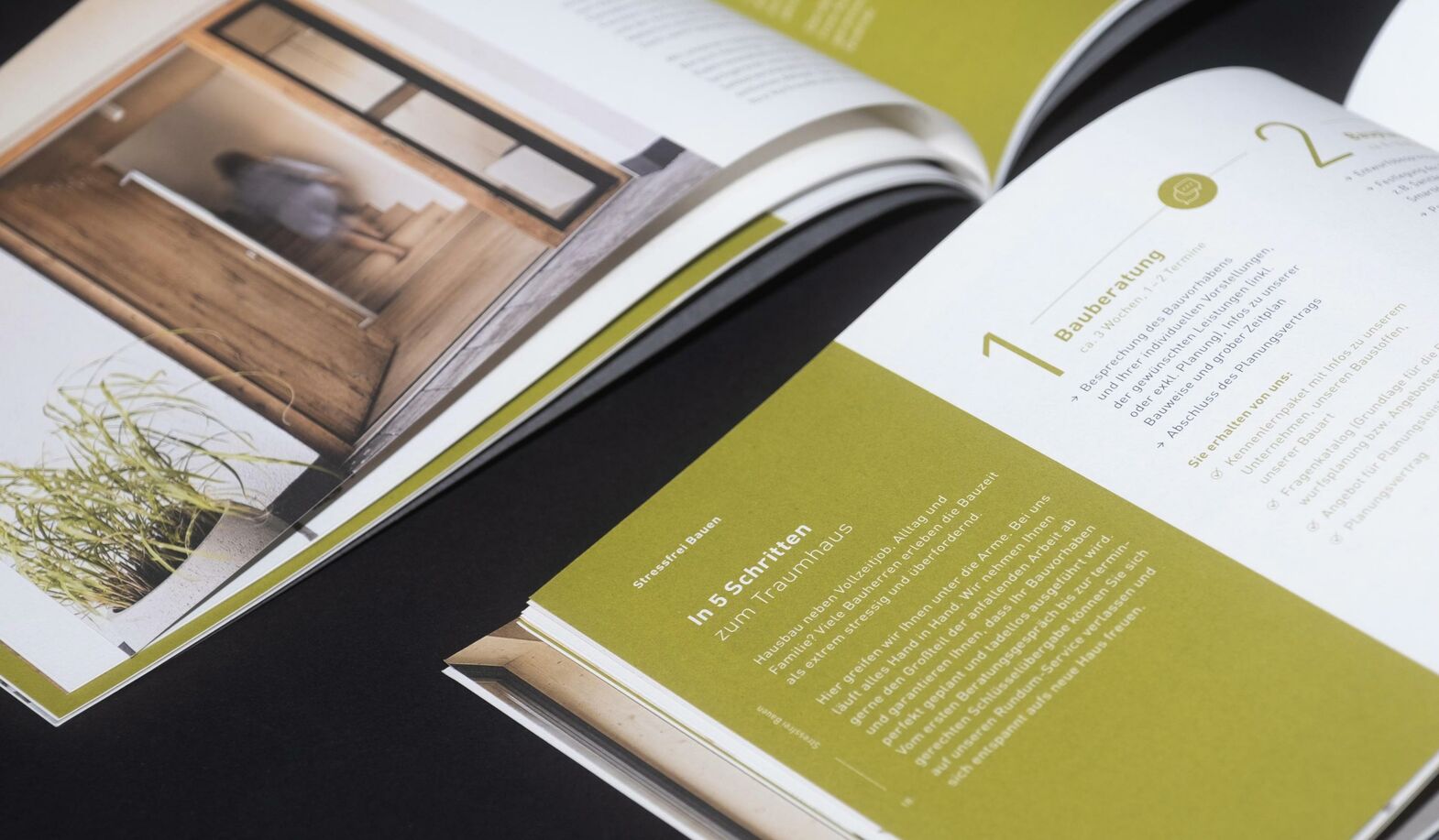 Imagebroschüre – Corporate Design für Holzbau Strasser