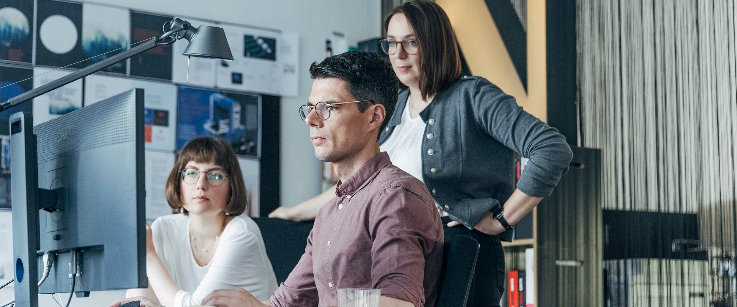 Designer von Im Neuland bei der Arbeit