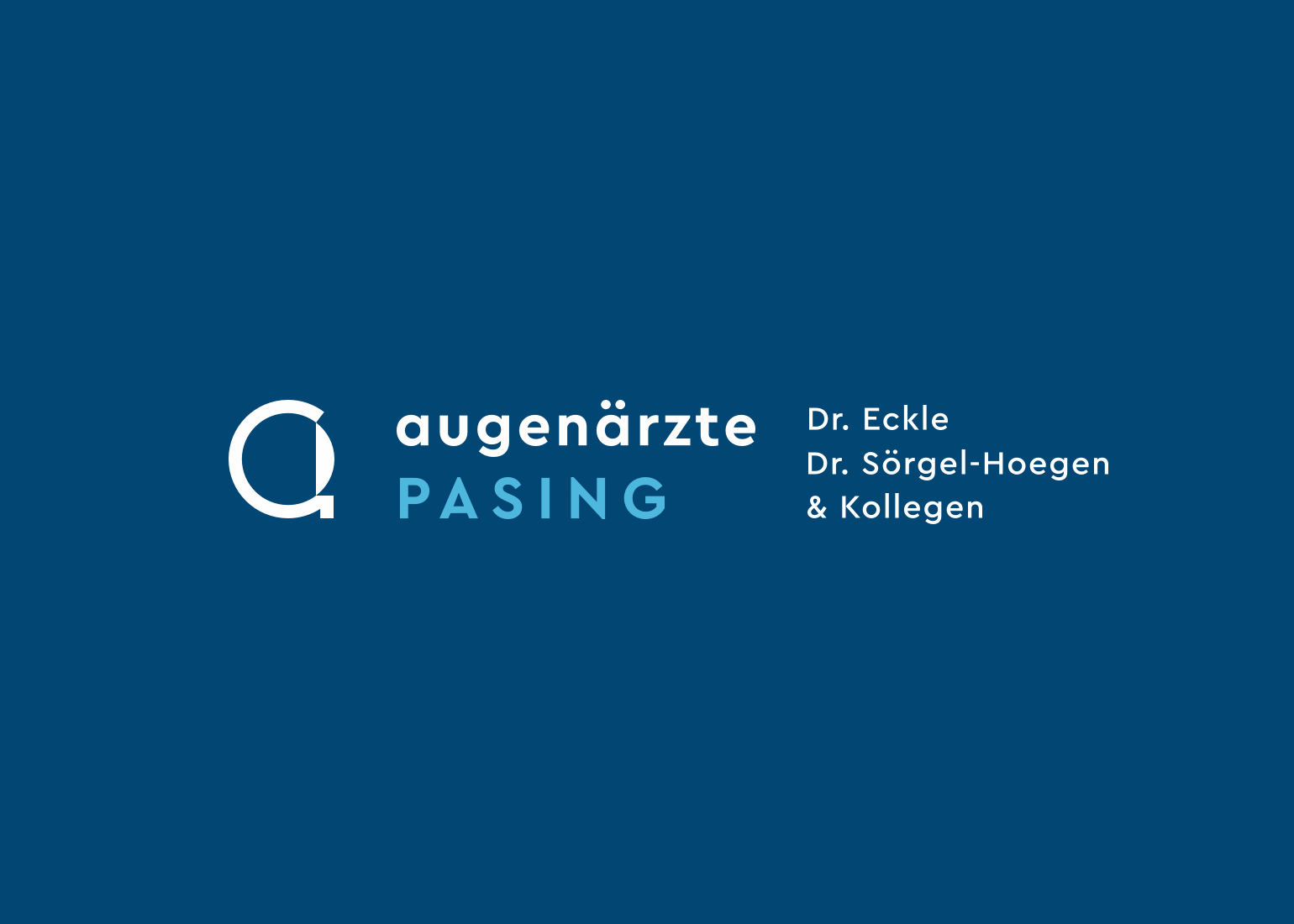 Branding Augenärzte Pasing